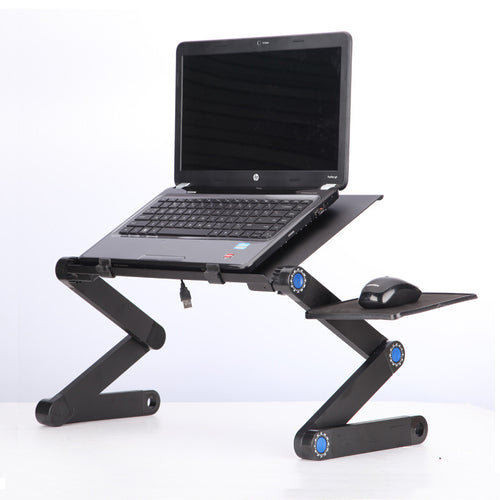 Adjustable Foldable Laptop Stand with Mouse Pad
