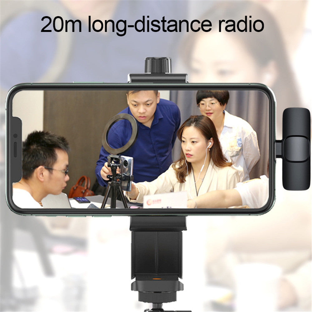 Microphone lavalier sans fil pour iPhone et Android